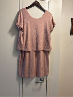 Cuyana Dusty Rose Two-Piece Dress